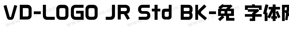VD-LOGO JR Std BK字体转换